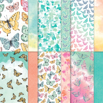 BUTTERFLY BIJOU DESIGNER SERIES PAPER