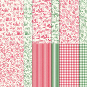 TOILE TIDINGS DESIGNER SERIES PAPER #150432