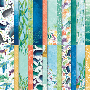 WHALE OF A TIME DESIGNER SERIES PAPER #152460