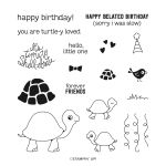 TURTLE FRIENDS PHOTOPOLYMER STAMP SET