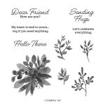 EDEN'S GARDEN CLING STAMP SET (ENGLISH)