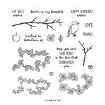 SEASONAL BRANCHES PHOTOPOLYMER STAMP SET (ENGLISH)