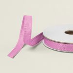 PETUNIA POP 3/8&quo; (1 CM) BORDERED RIBBON