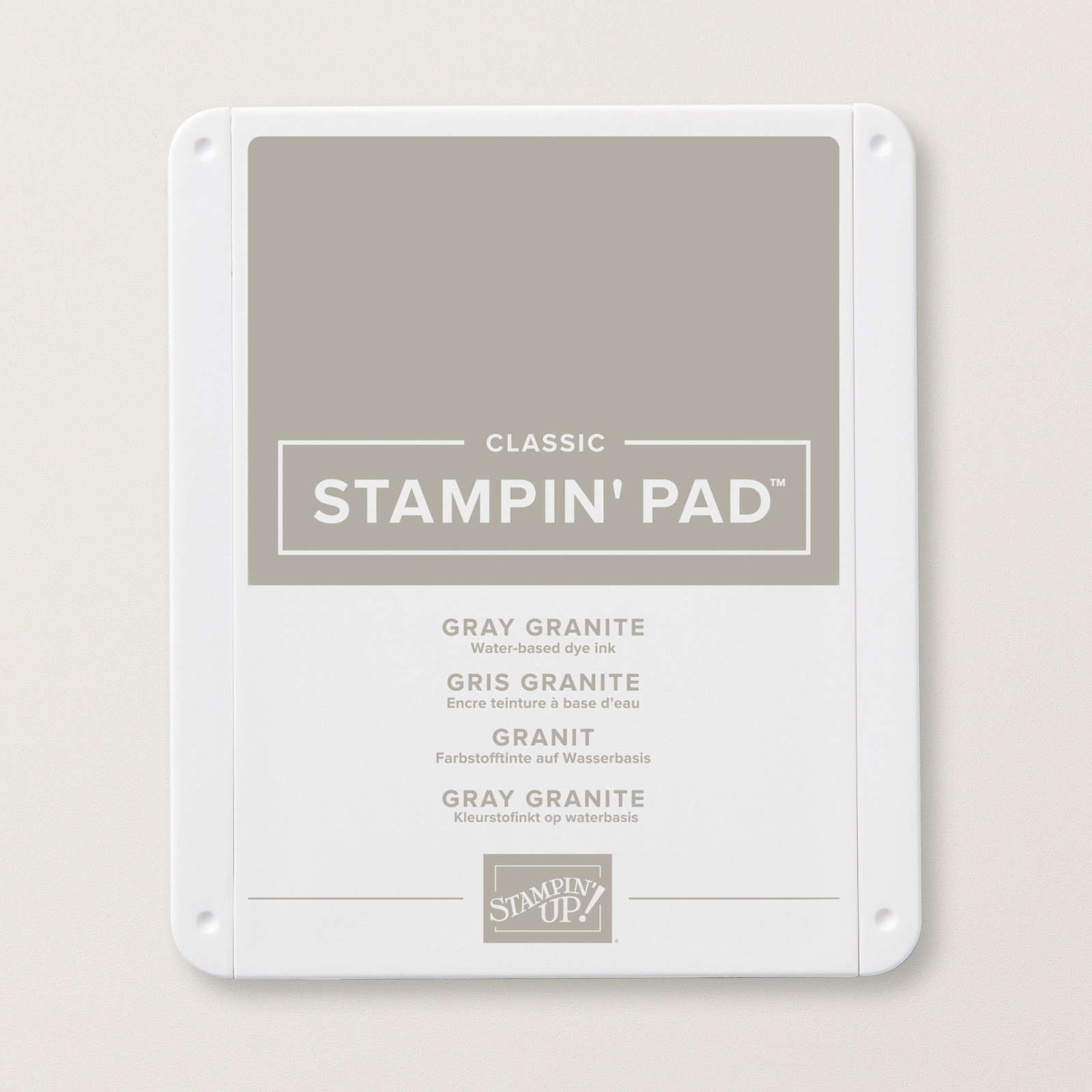 Gray Ink Stamp Pad, Gray Granite Classic Pad