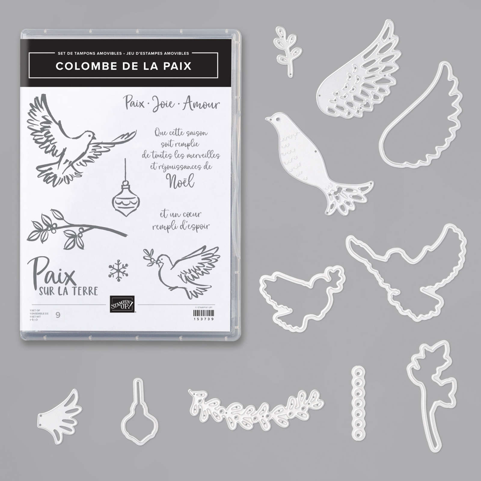 Stampin Up Produktpaket Colombe De La Paix Franzosisch