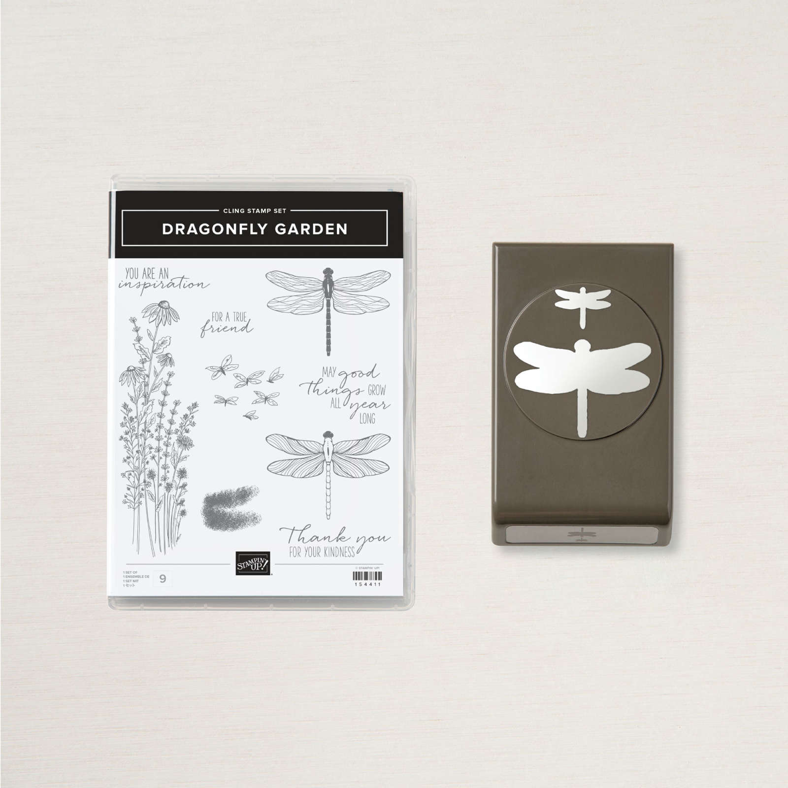 Stampin Up Produktpaket Dragonfly Garden Englisch