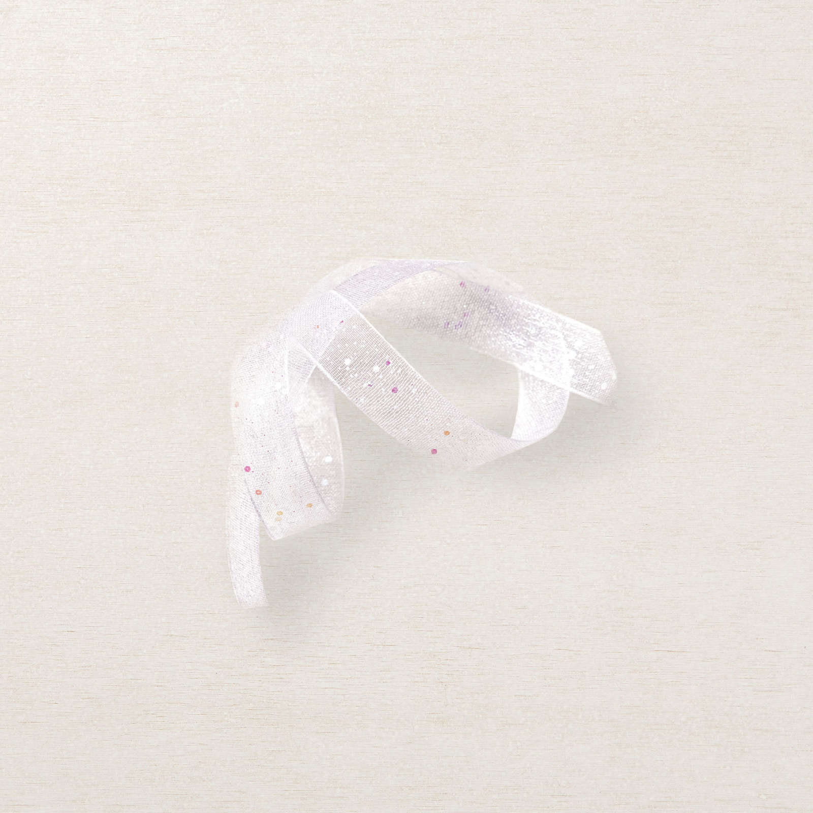 Glittered Organdy 3/8'' (1 cm) White Ribbon by Stampin' Up!