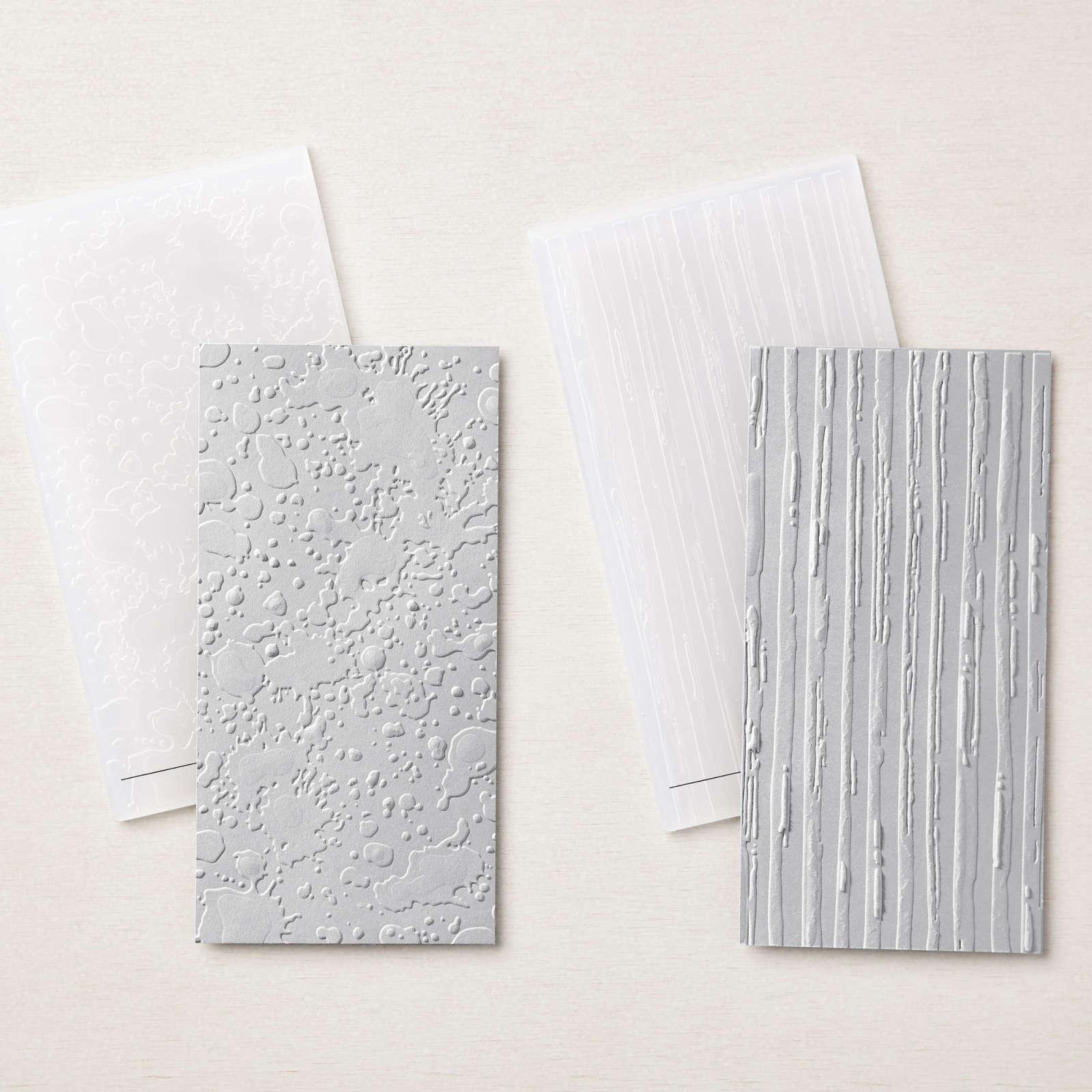 Stripes & Splatters 3D Embossing Folders