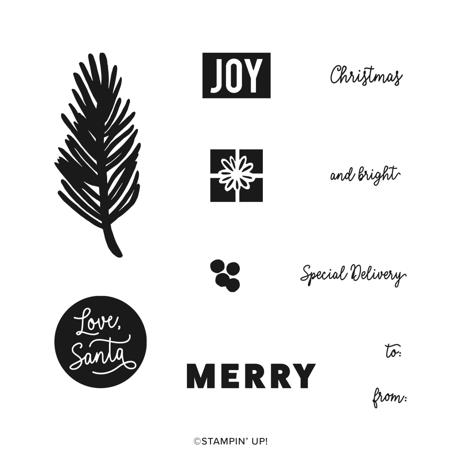 Christmas Gift Tag Kit | Stampin’ Up!