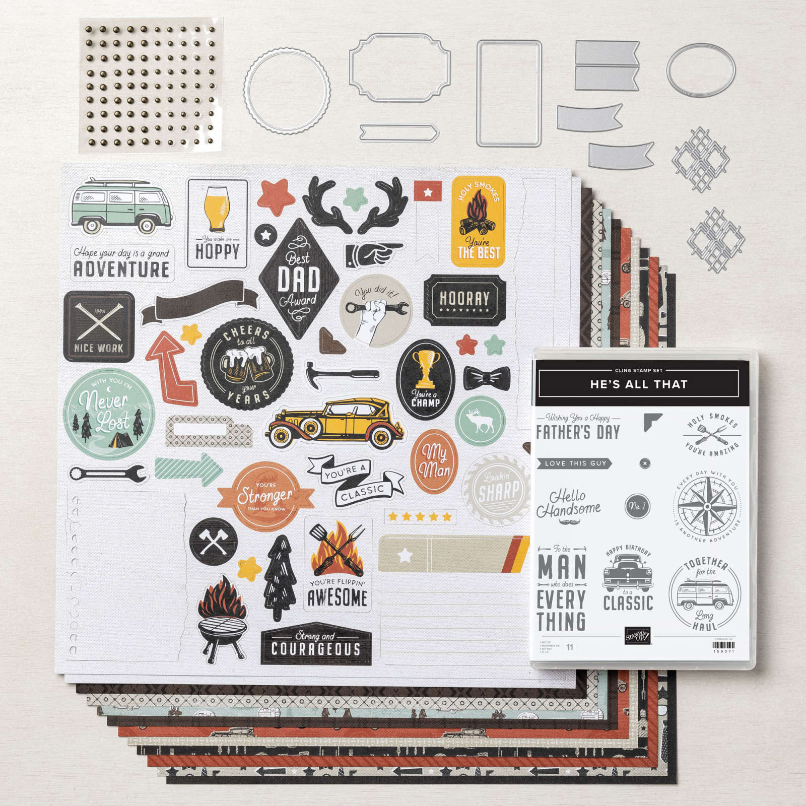 He's the Man Suite Collection by Stampin' Up!