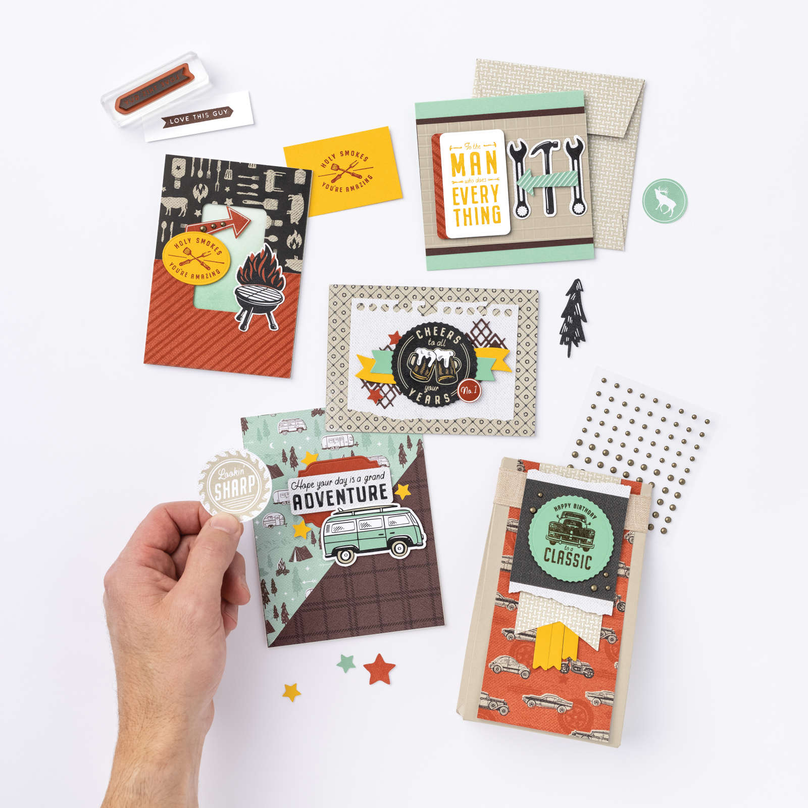 He's The Man Suite Collection By Stampin' Up!