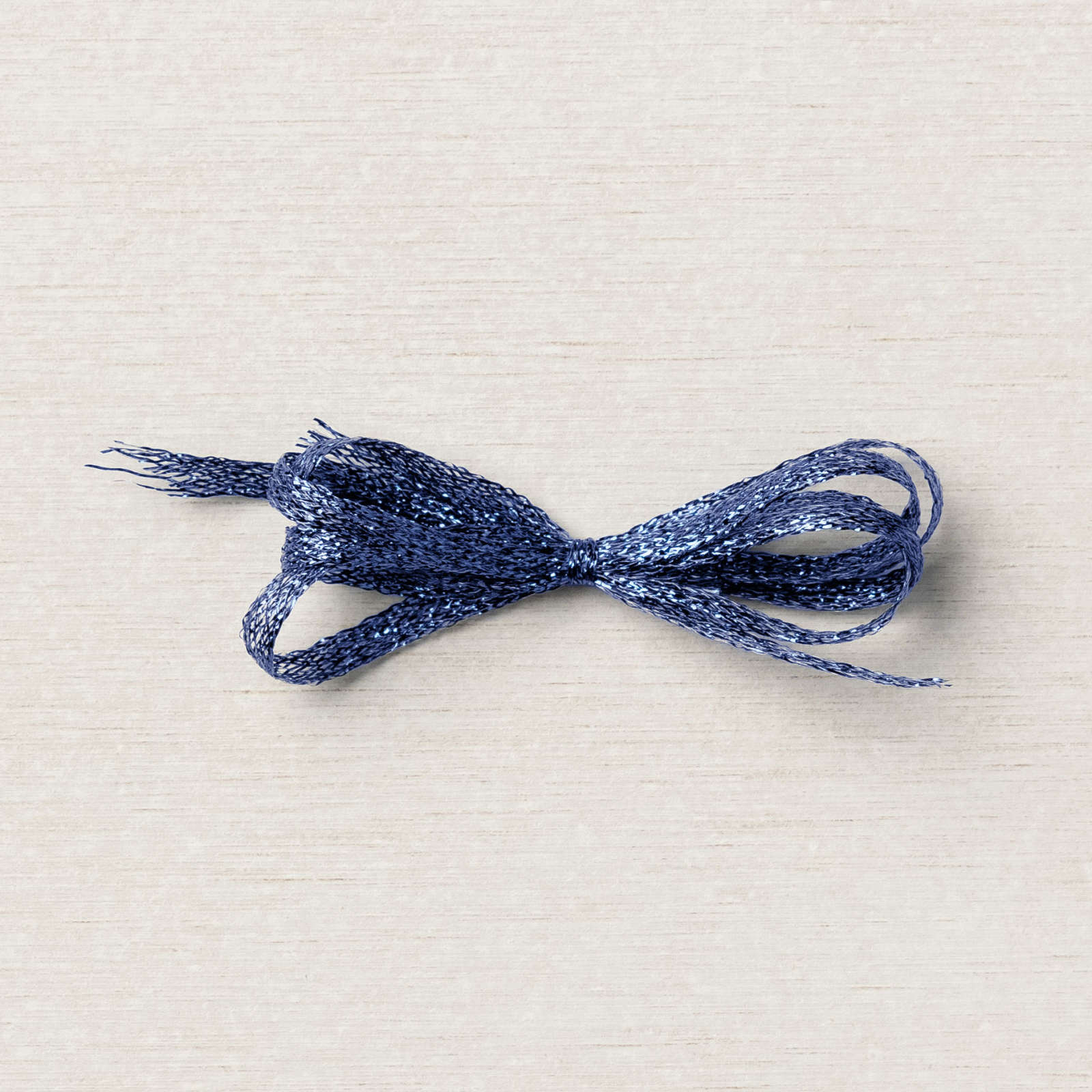 Blue Metallic Ribbon