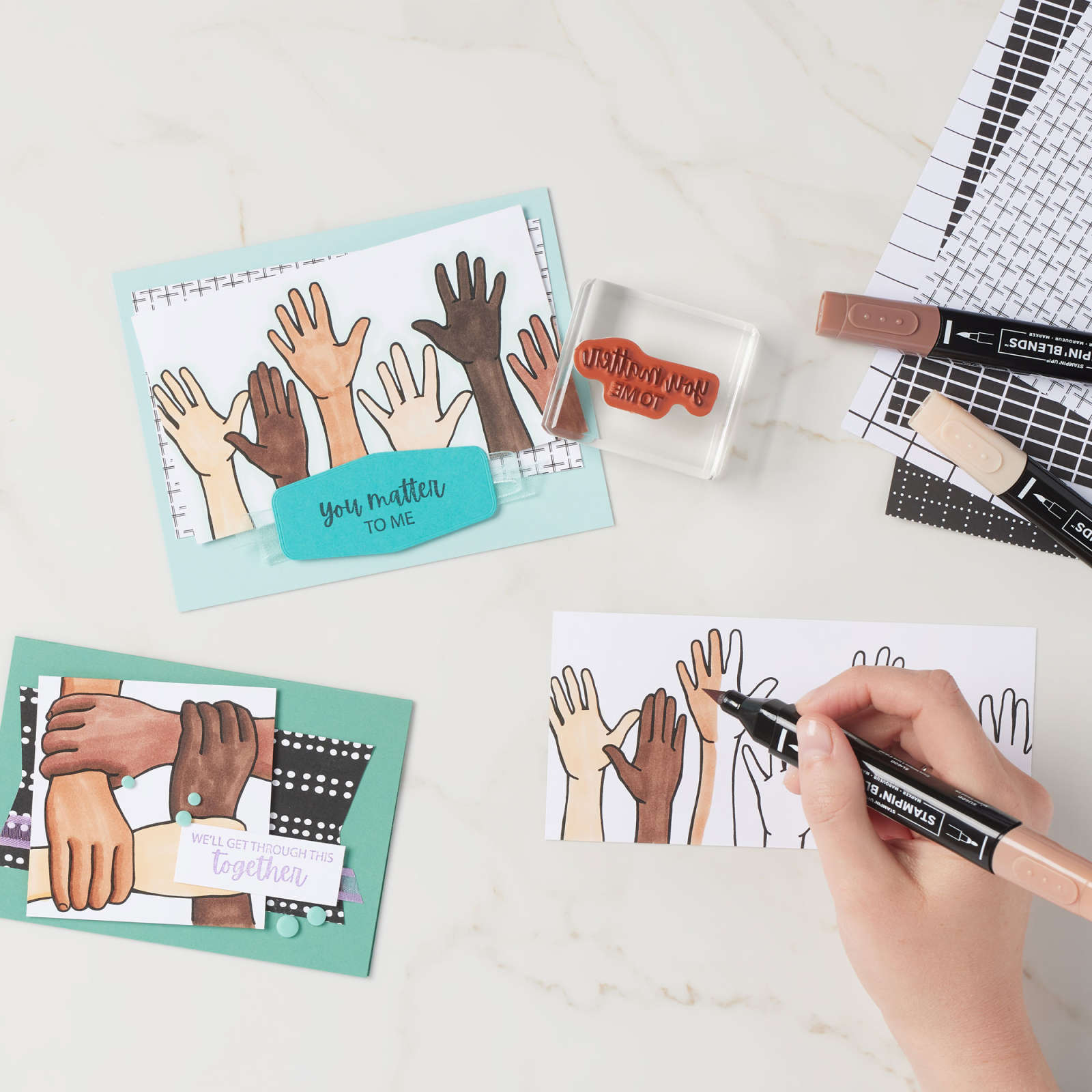 STAMPIN’ BLENDS MEDIUM DEEP COMBO