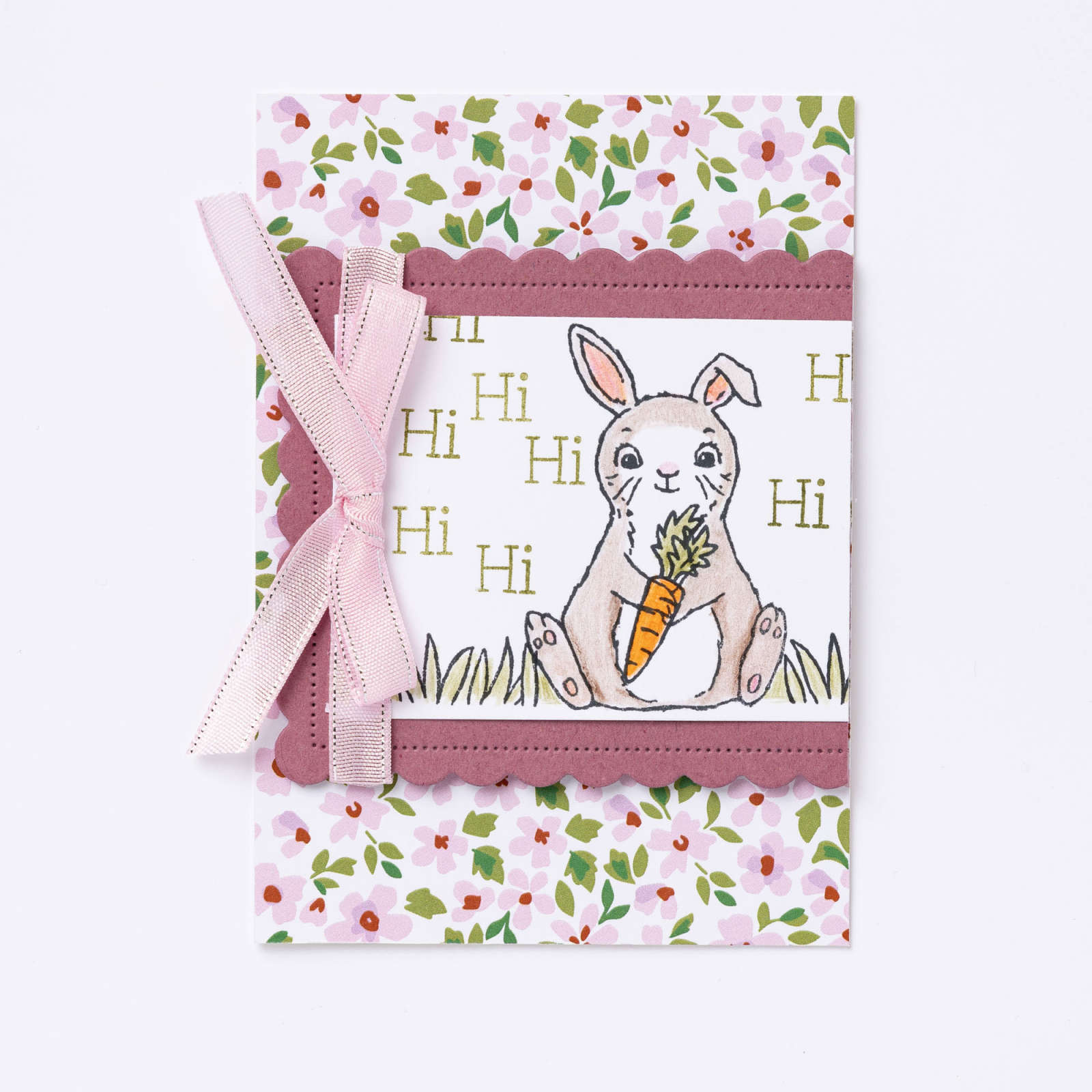 easter bunny photopolymer stamp set (english)