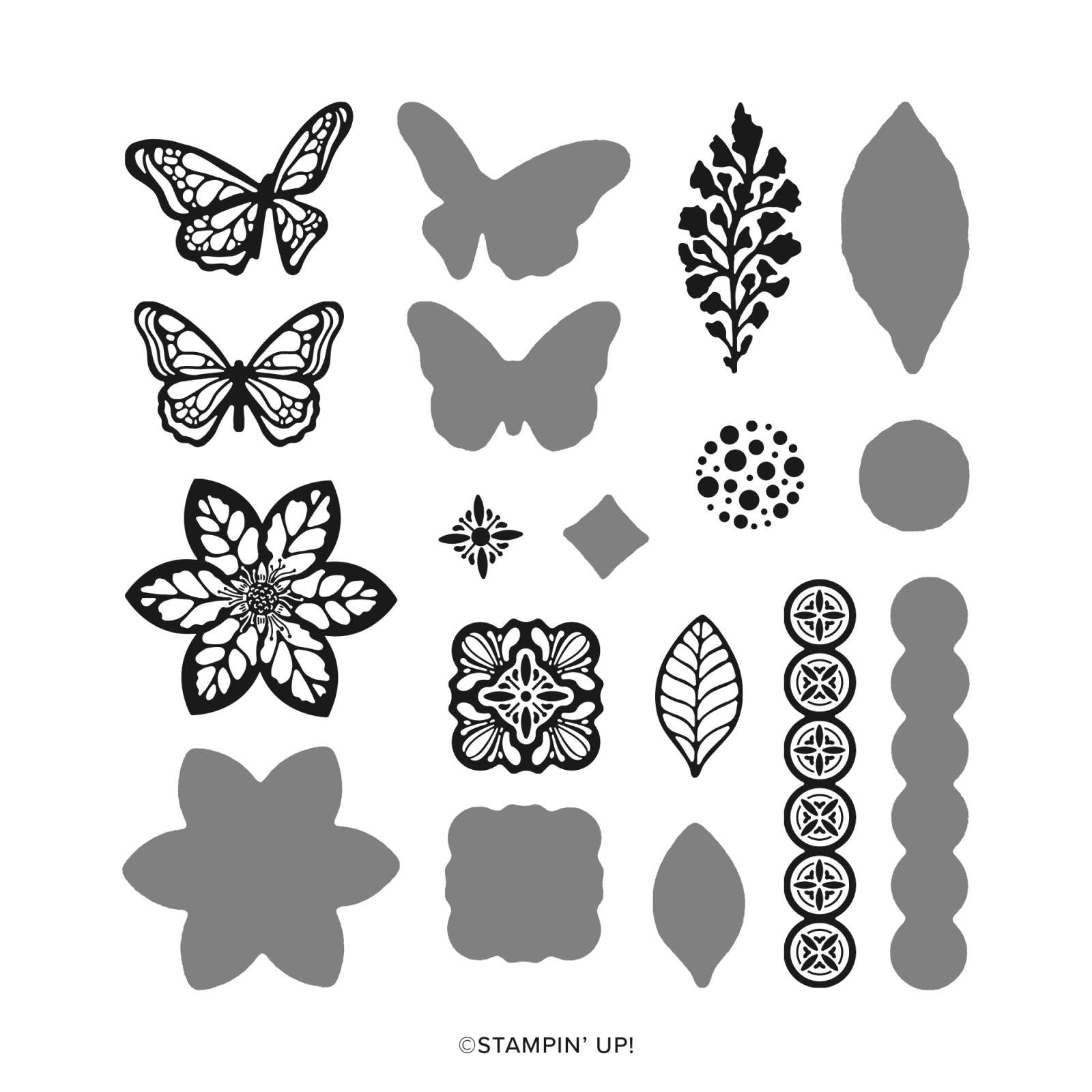 Trace of Butterfly Stamp Set