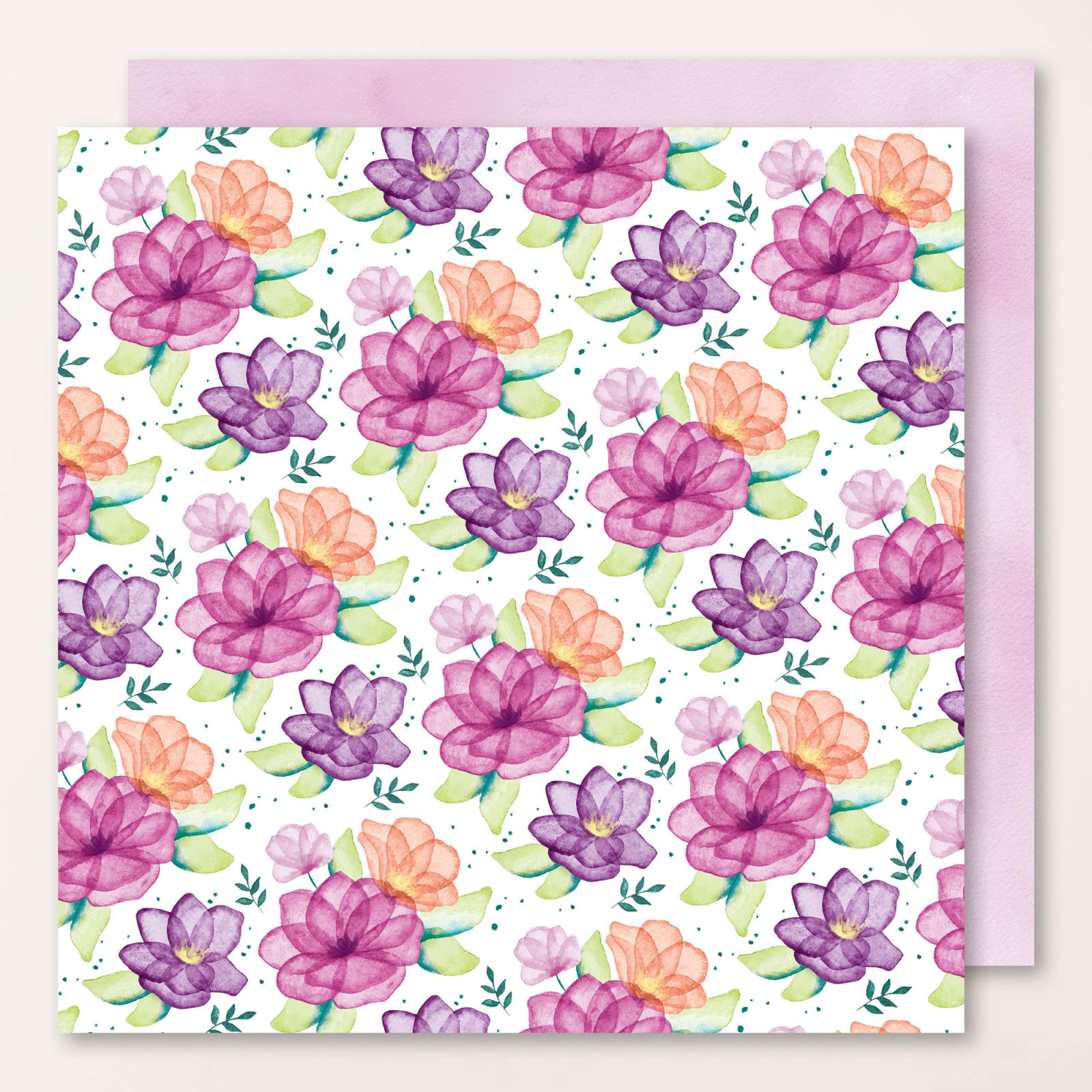 Delightful Floral 12 x 12 (30.5 x 30.5 cm) Designer Series Paper by  Stampin' Up!