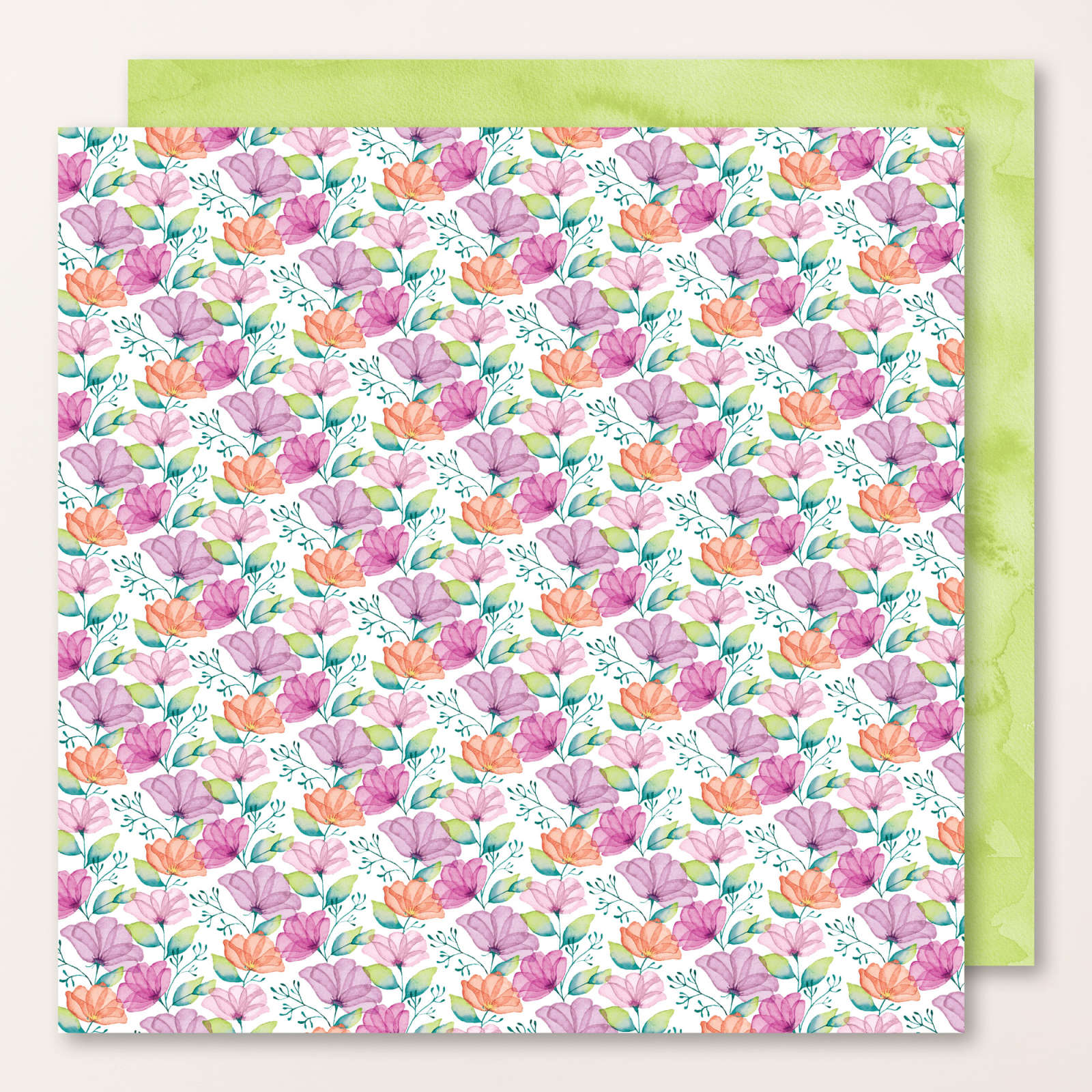 Craft and Create: Sew Lovely Floral 12x12 Patterned Paper