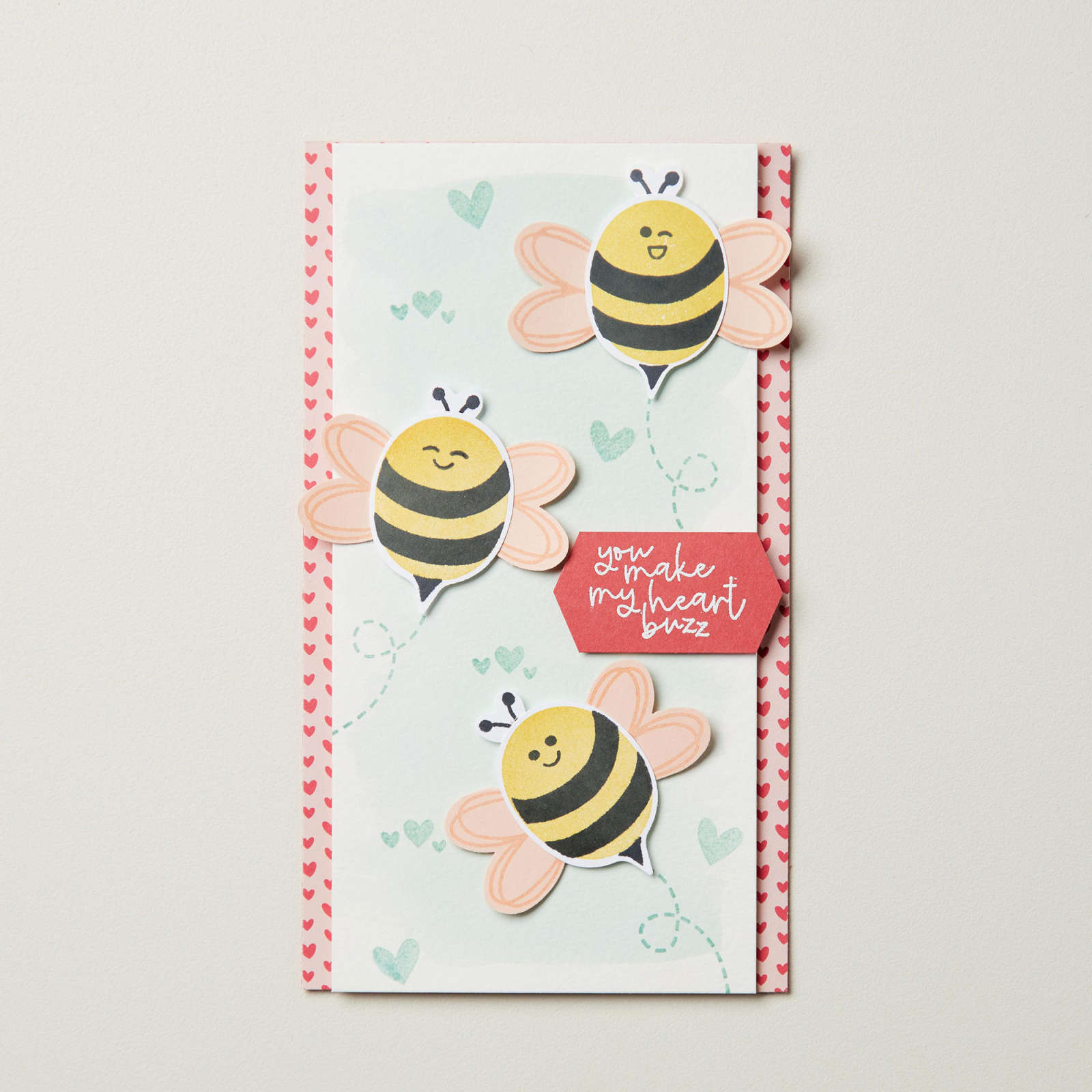 BEE MY VALENTINE PHOTOPOLYMER STAMP SET (ENGLISH)