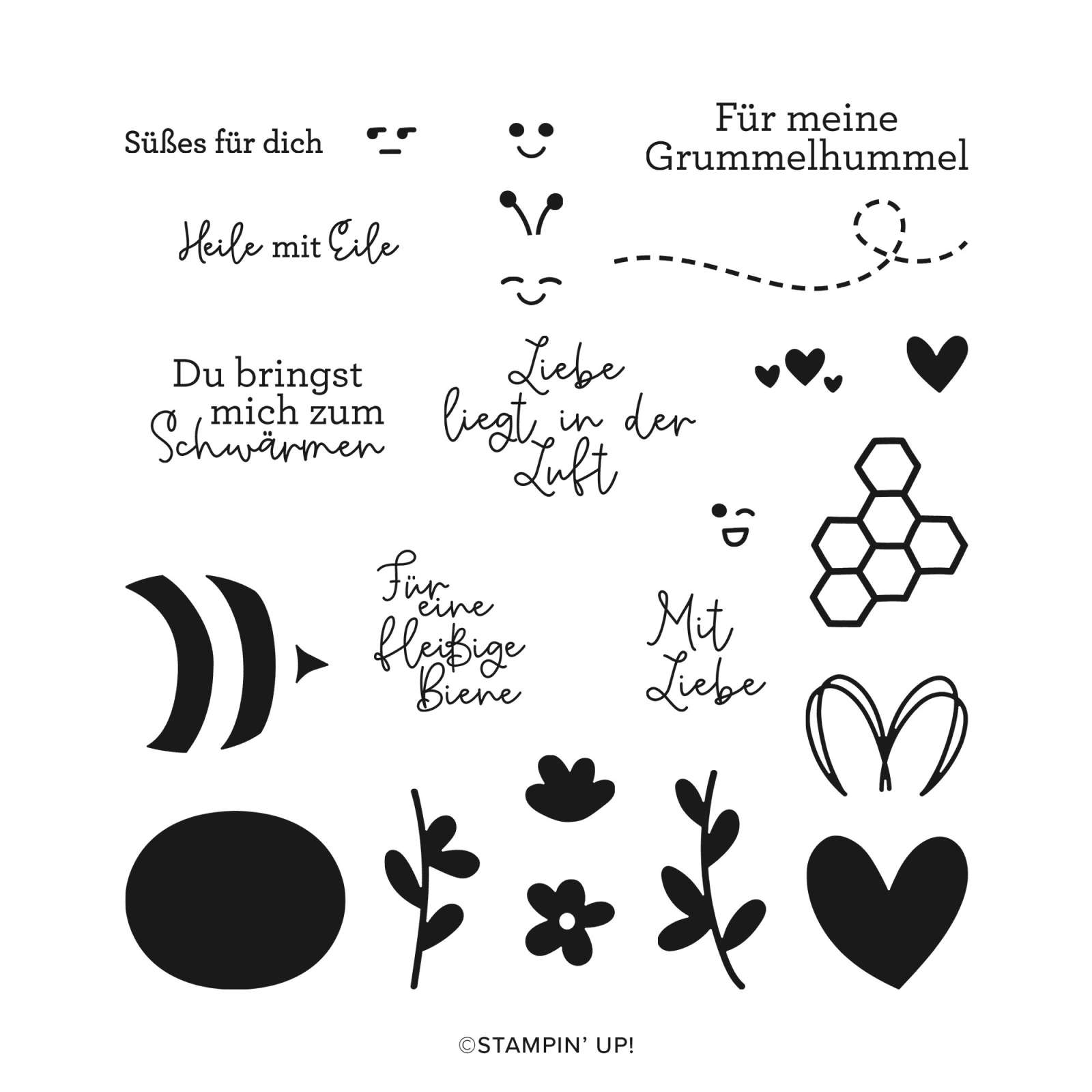 STEMPELSET KLARSICHT SSSO SÜSS (DEUTSCH)