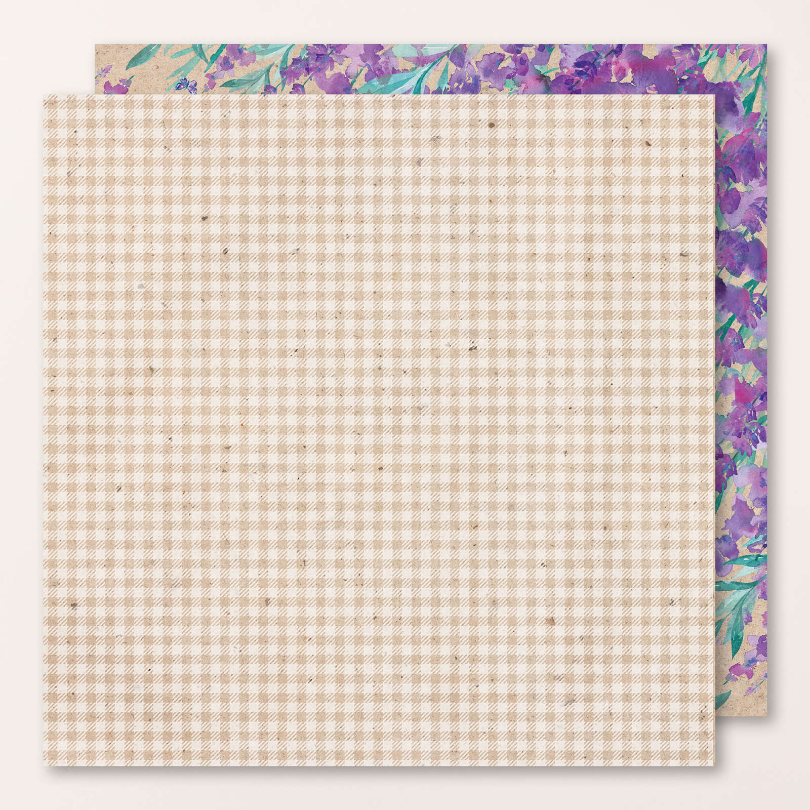 DESIGNERPAPIER 12" X 12" (30,5 X 30,5 CM) LAVENDELBLÜTE