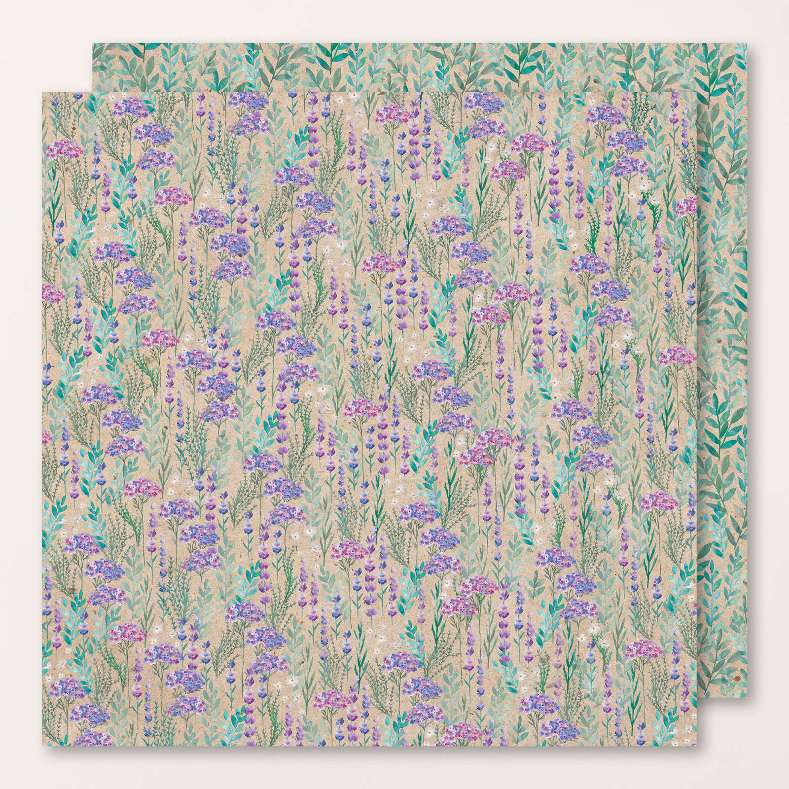 DESIGNERPAPIER 12" X 12" (30,5 X 30,5 CM) LAVENDELBLÜTE