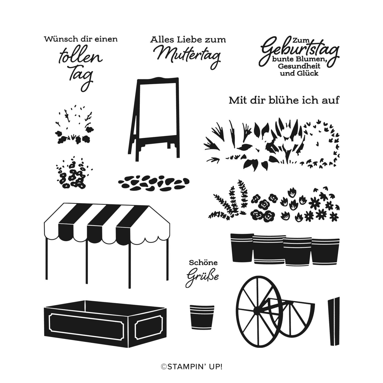 Stempelset Am Blumenstand von Stampin’ Up!