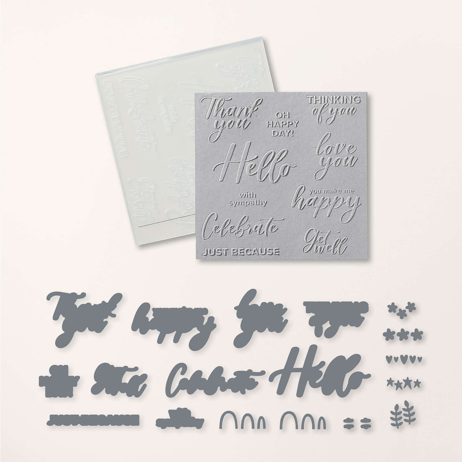 thoughtful moments hybrid embossing folder (english)