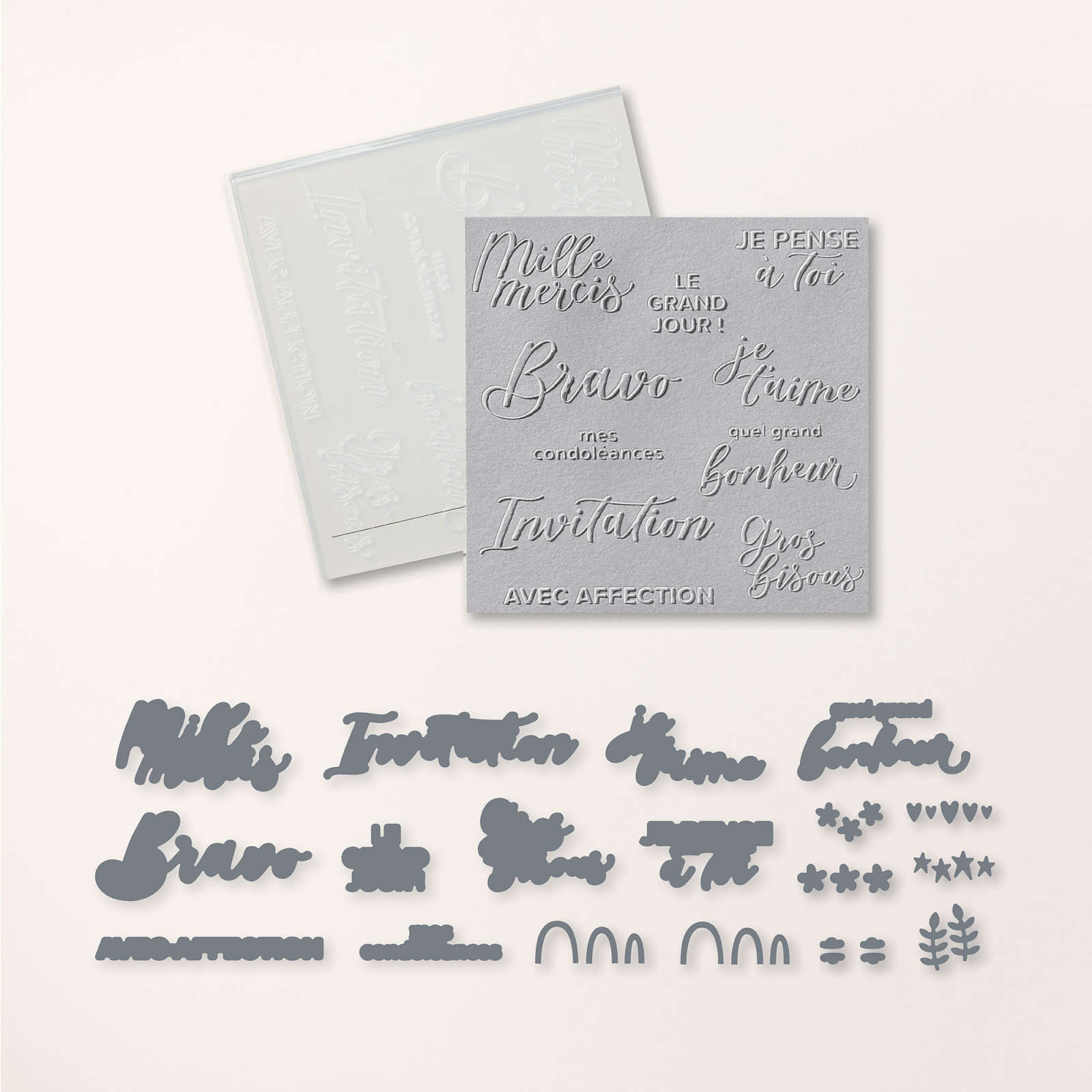 Plioir à Gaufrage Hybride Moments Dattentions De Stampin Up 