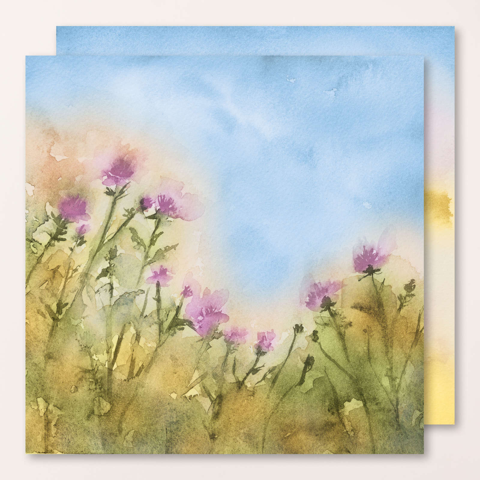 THOUGHTFUL JOURNEY 6" X 6" (15.2 X 15.2 CM) DESIGNER SERIES PAPER