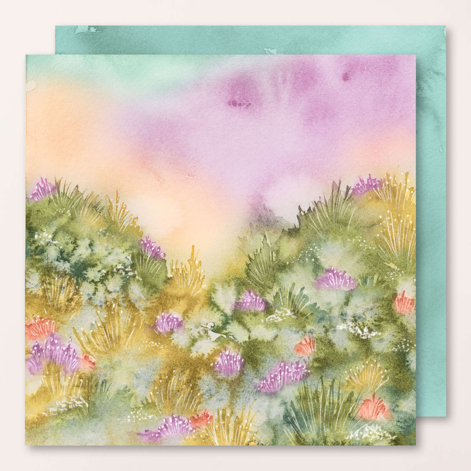 THOUGHTFUL JOURNEY 6" X 6" (15.2 X 15.2 CM) DESIGNER SERIES PAPER