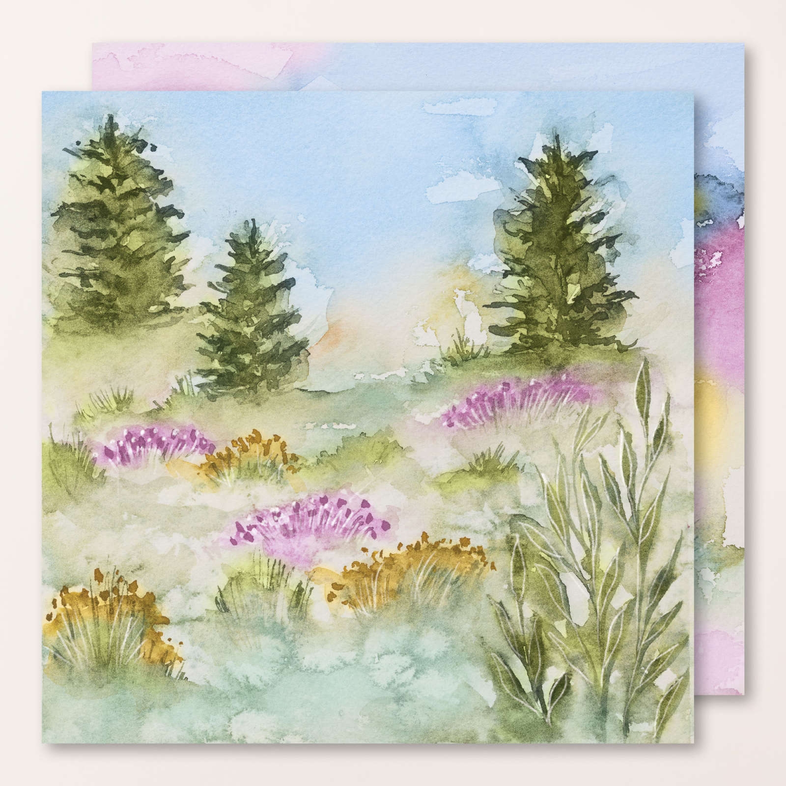 THOUGHTFUL JOURNEY 6" X 6" (15.2 X 15.2 CM) DESIGNER SERIES PAPER