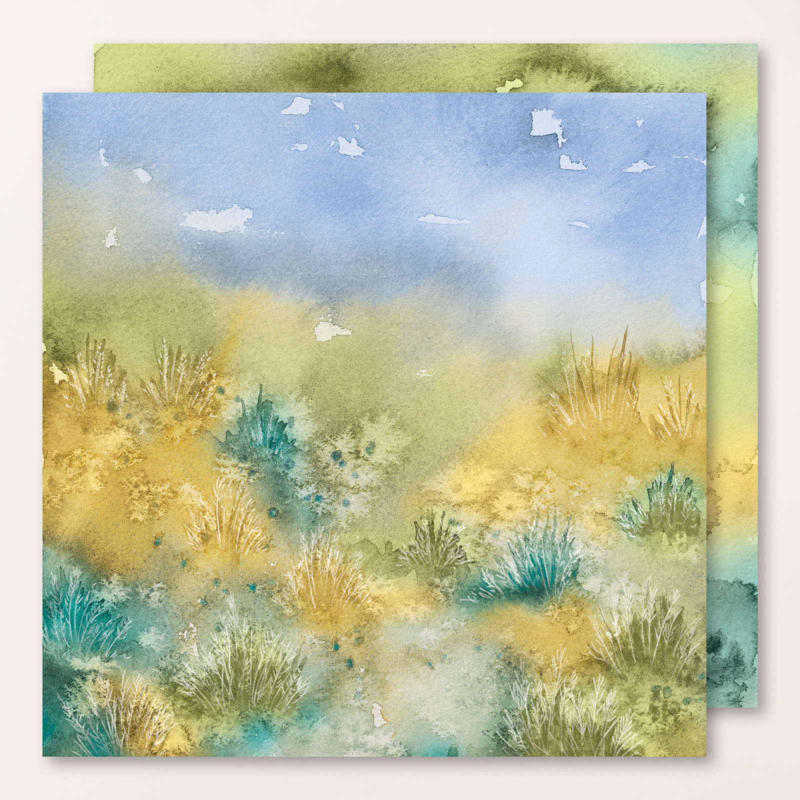 THOUGHTFUL JOURNEY 6" X 6" (15.2 X 15.2 CM) DESIGNER SERIES PAPER