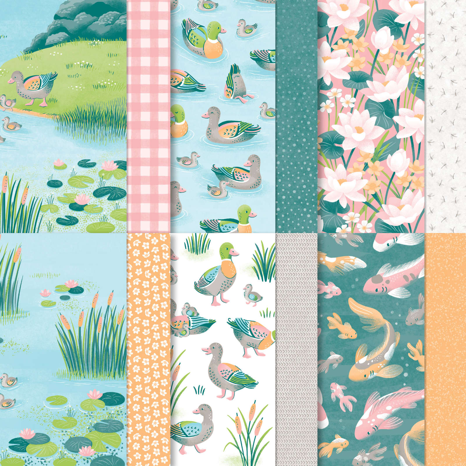 Lily Pond Lane 6" x 6" (15.2 x 15.2 cm) Designer Series Paper by