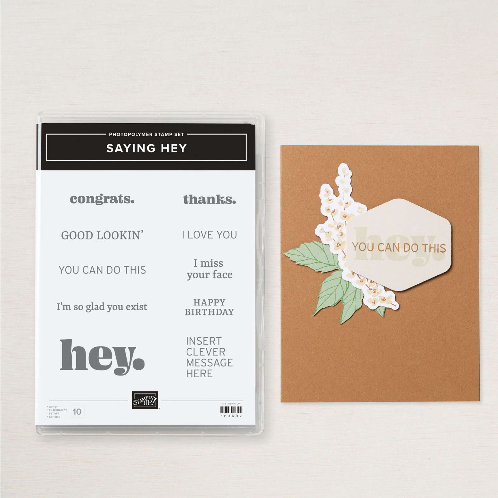 Saying Hey Stamp Set by Stampin’ Up!