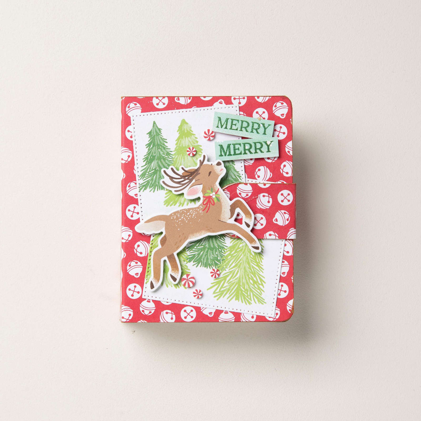 REAL RED & WHITE ADHESIVE-BACKED PEPPERMINTS