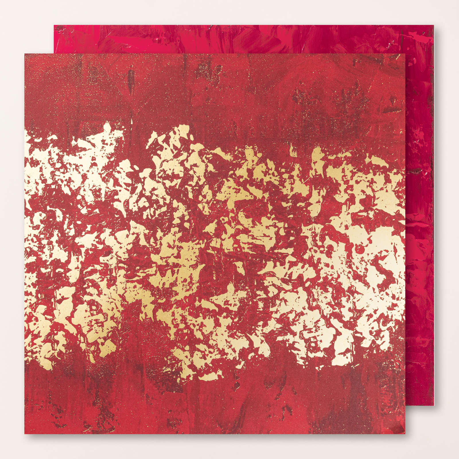 BESONDERES DESIGNERPAPIER 12" X 12" (30,5 X 30,5 CM) ELEGANTE WEIHNACHTSZEIT