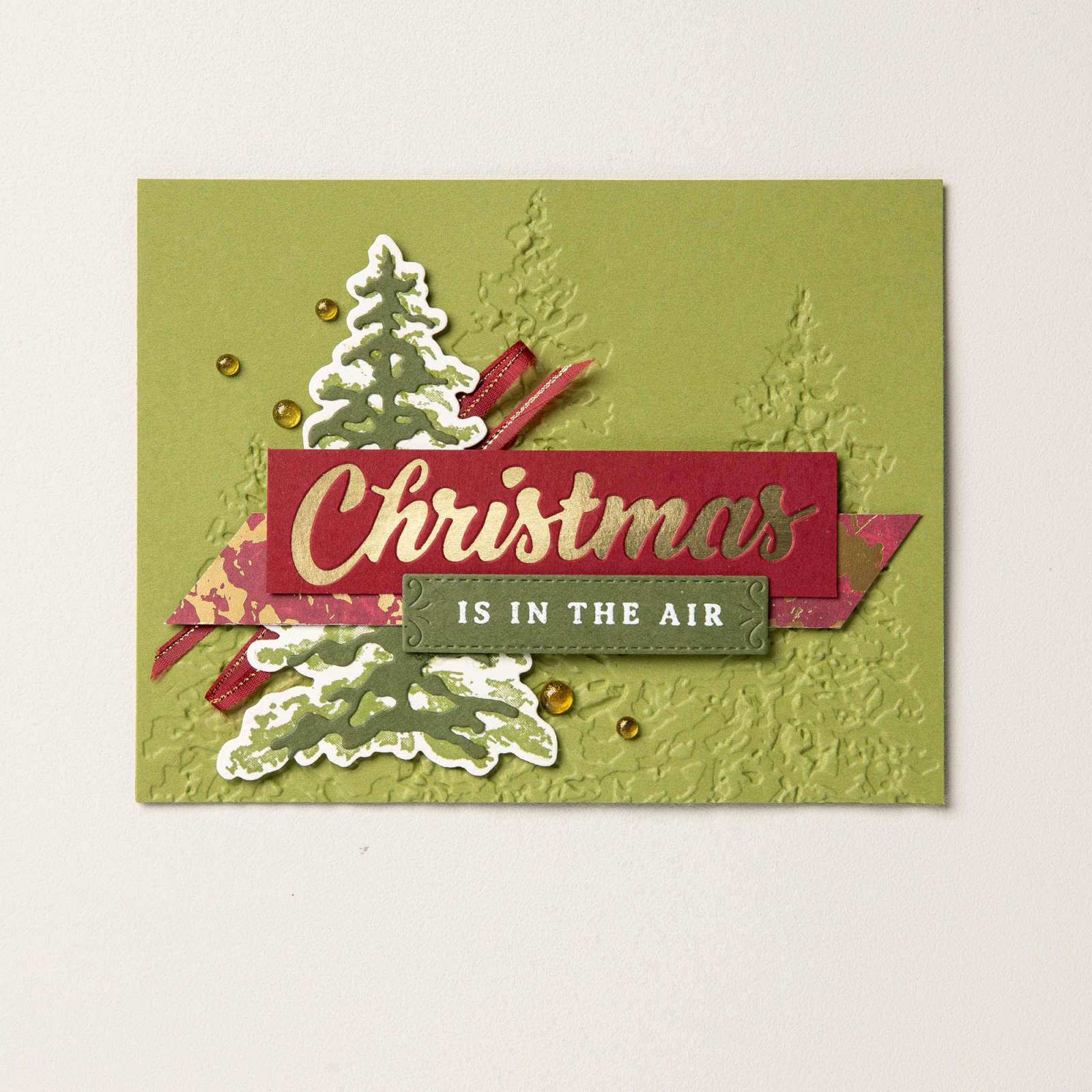 BESONDERES DESIGNERPAPIER 12" X 12" (30,5 X 30,5 CM) ELEGANTE WEIHNACHTSZEIT