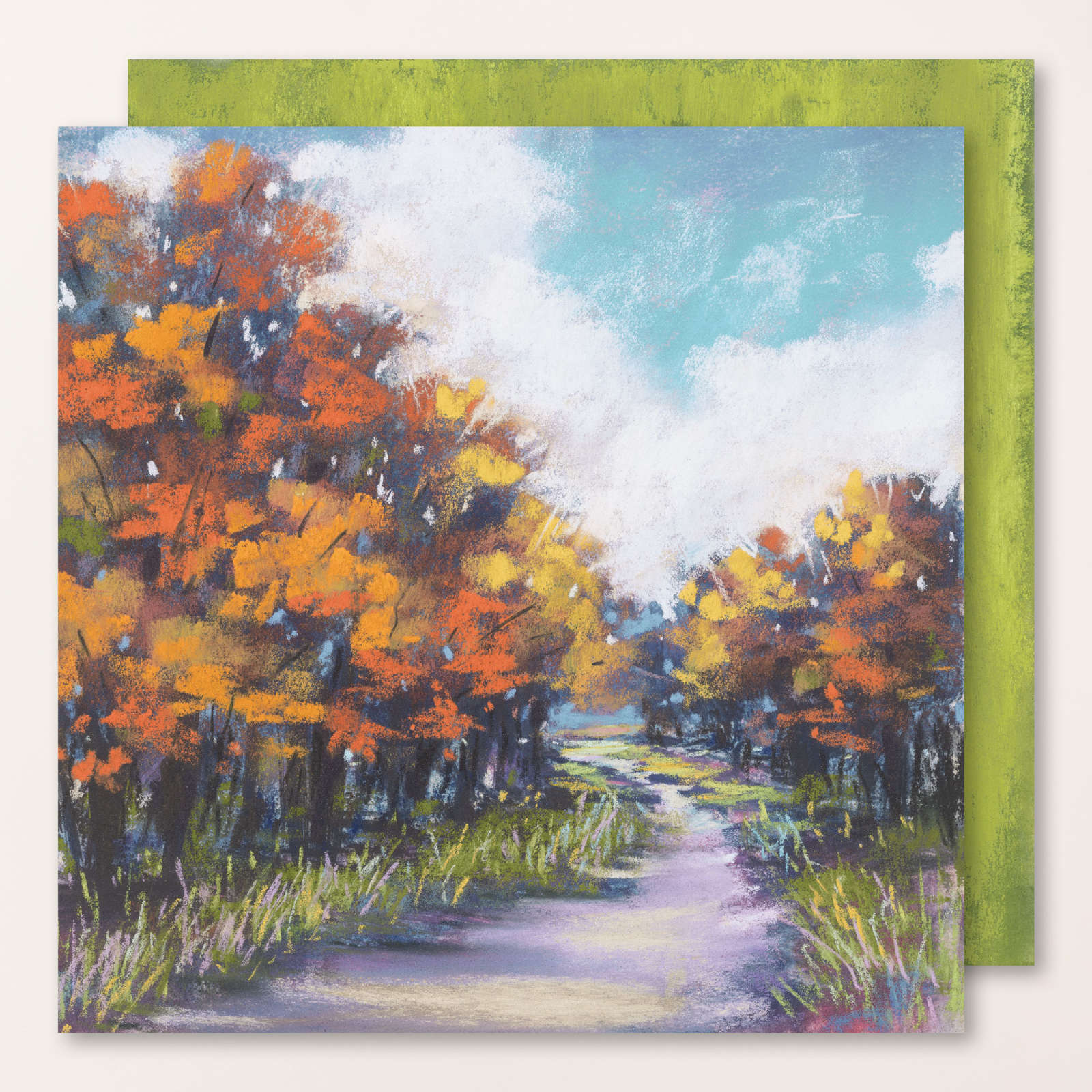 SPLENDID AUTUMN-DESIGNPAPIER 6" X 6" (15,2 X 15,2 CM)