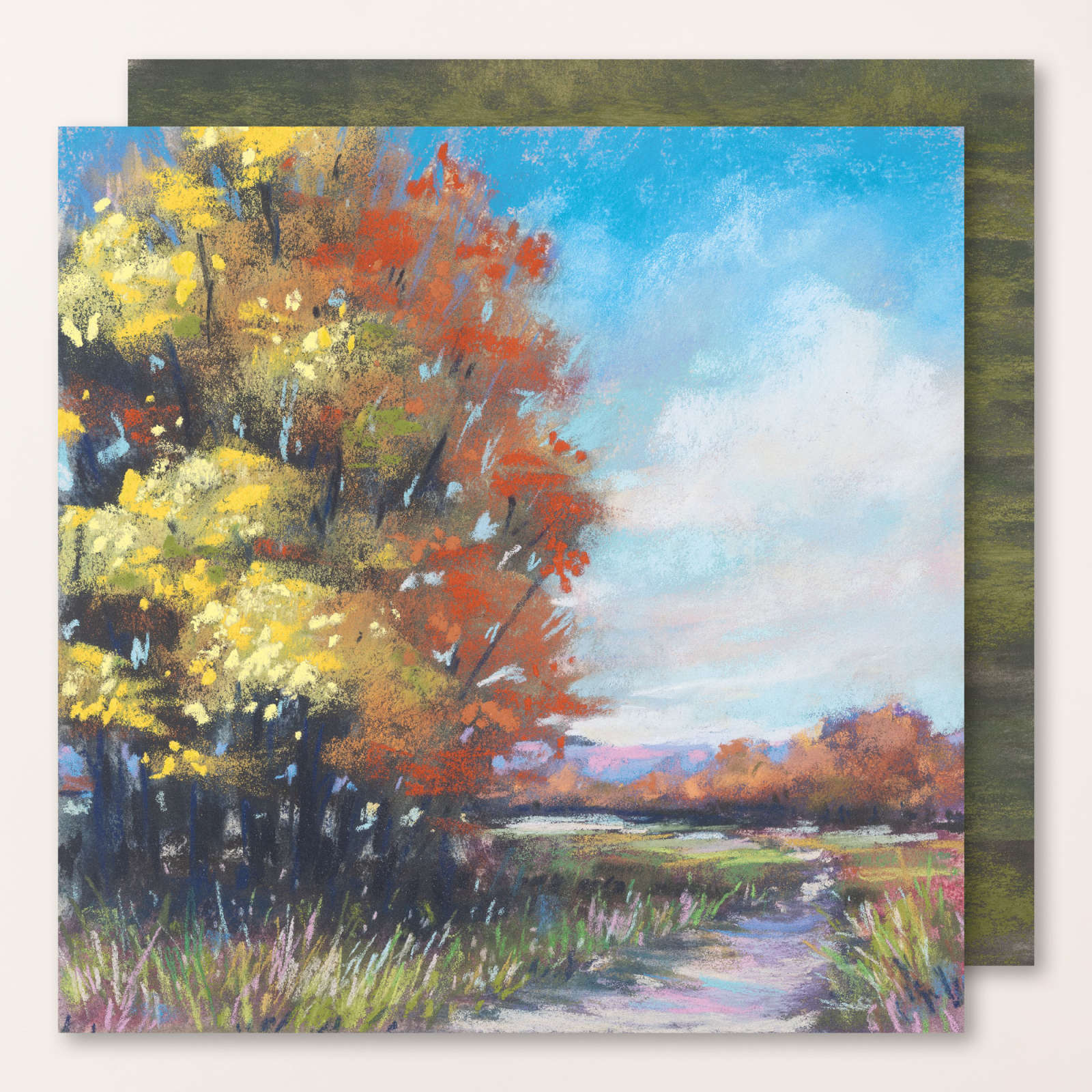 SPLENDID AUTUMN-DESIGNPAPIER 6" X 6" (15,2 X 15,2 CM)