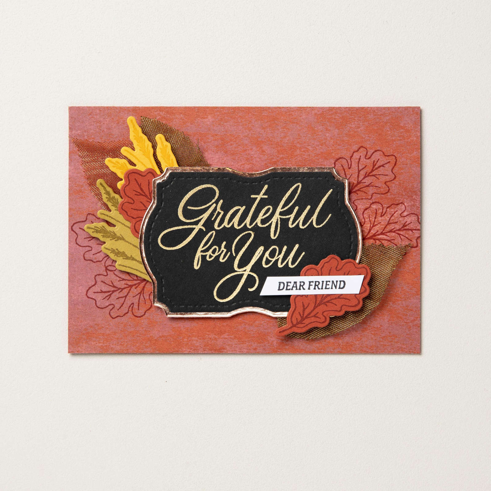 SPLENDID AUTUMN-DESIGNPAPIER 6" X 6" (15,2 X 15,2 CM)