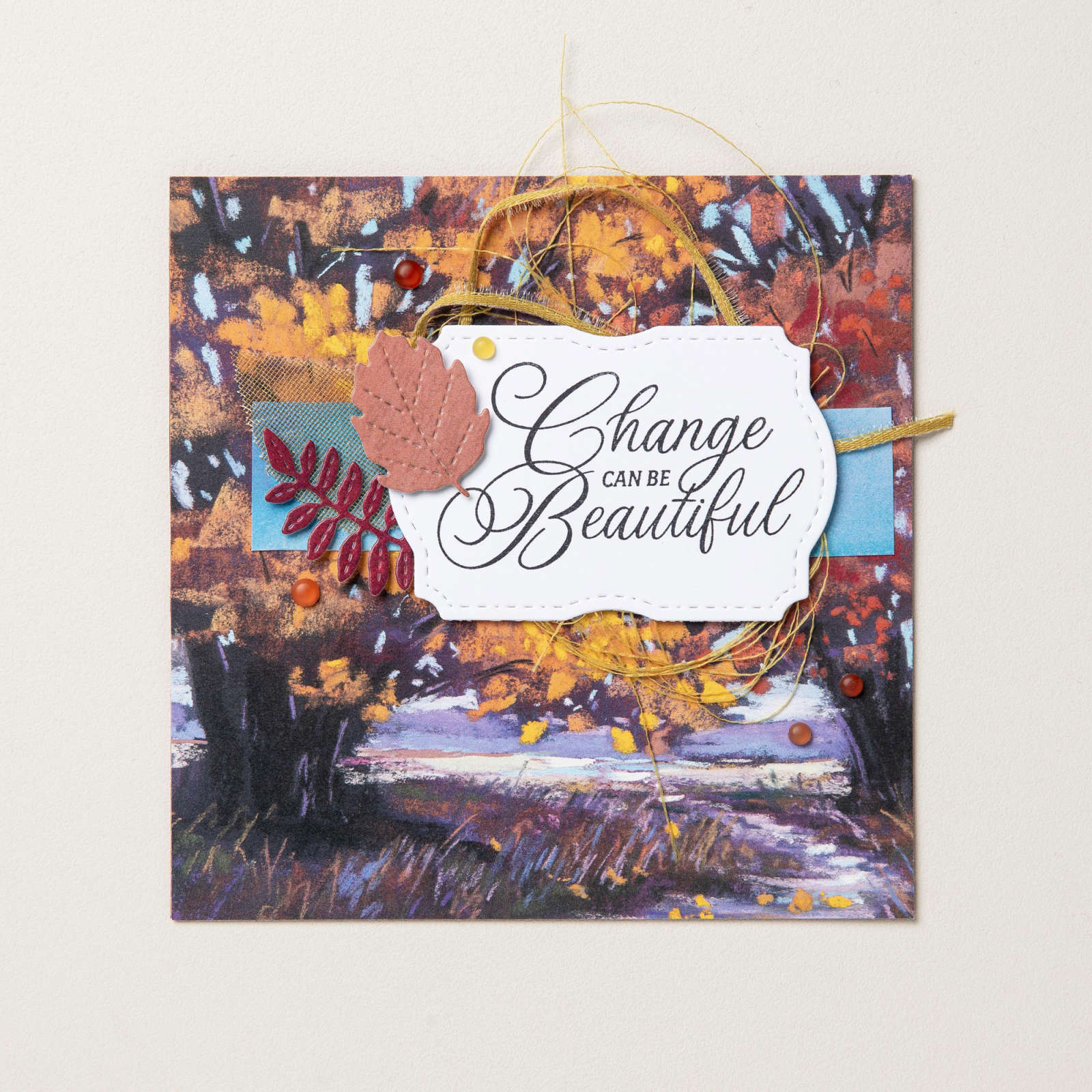 SPLENDID AUTUMN-DESIGNPAPIER 6" X 6" (15,2 X 15,2 CM)
