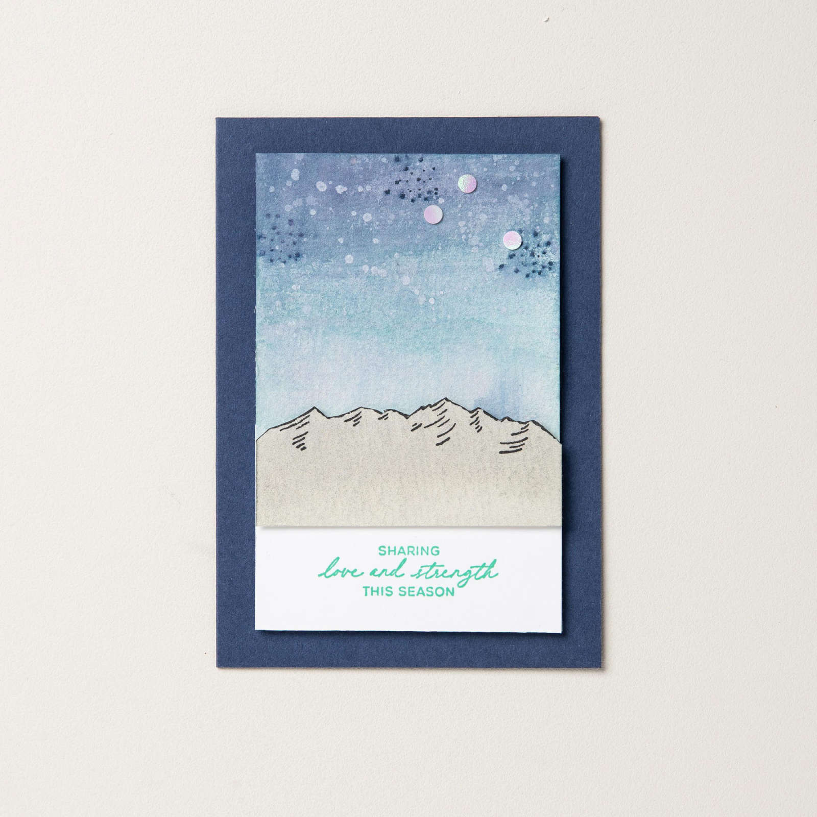 AMOUR ET COURAGE CLING STAMP SET (FRENCH)