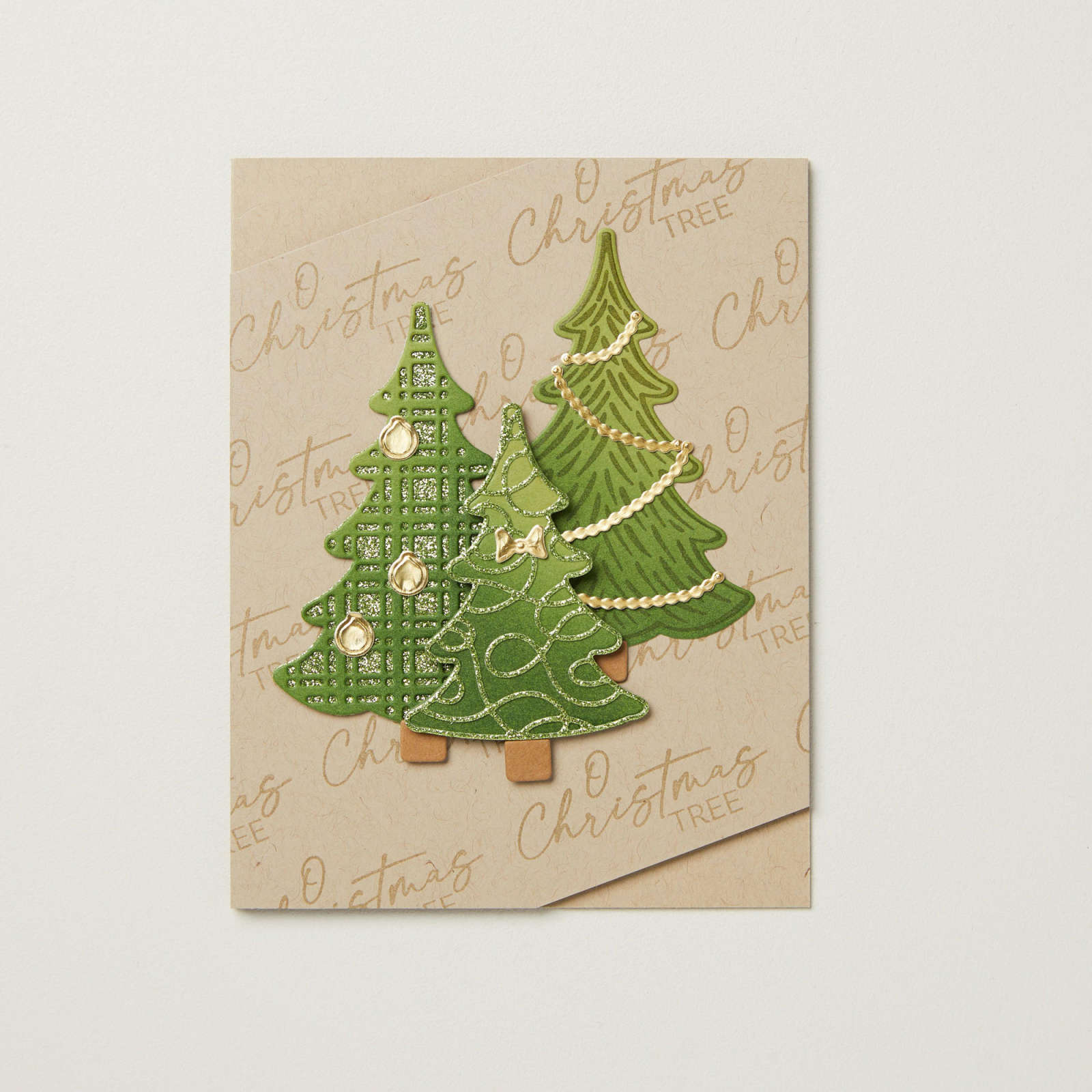 STEMPELSET KLARSICHT DEKORATIVE WEIHNACHTSBÄUME (DEUTSCH)