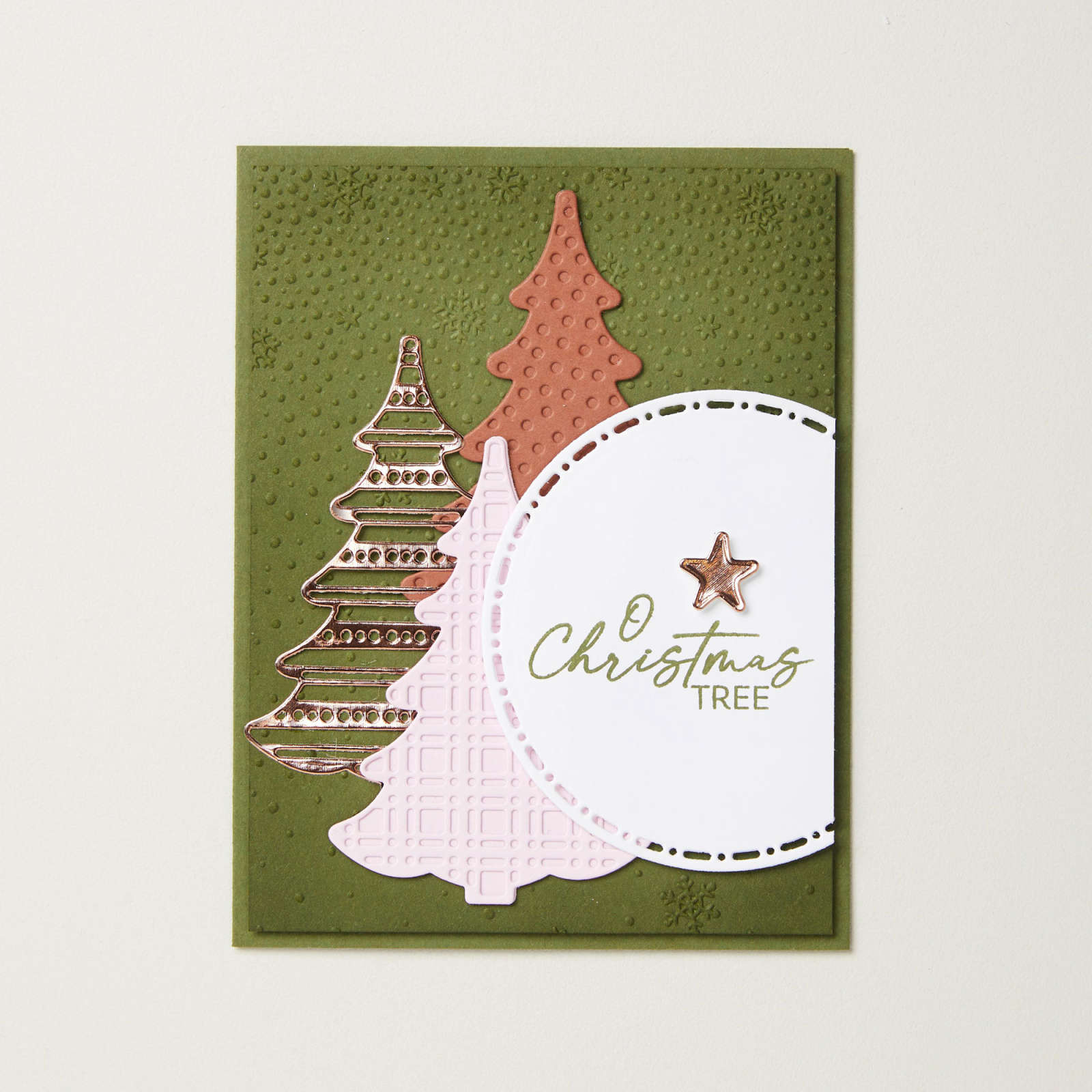 STEMPELSET KLARSICHT DEKORATIVE WEIHNACHTSBÄUME (DEUTSCH)