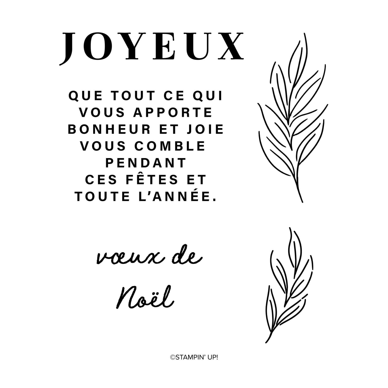 VŒUX FESTIFS KIT (FRENCH)
