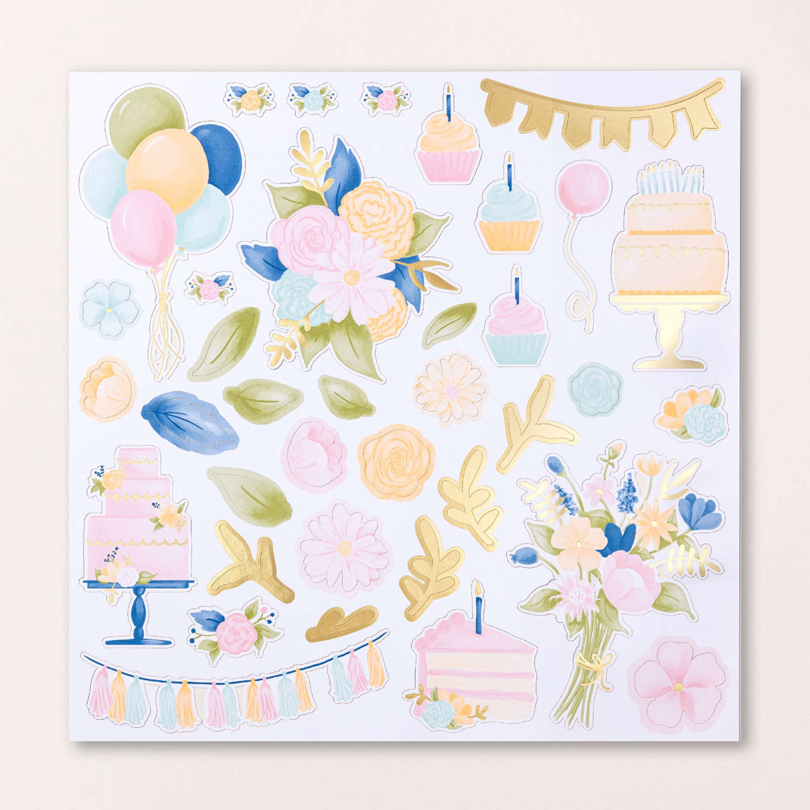 WILDFLOWER BIRTHDAY 12" X 12" (30.5 X 30.5 CM) SPECIALTY DESIGNER SERIES PAPER