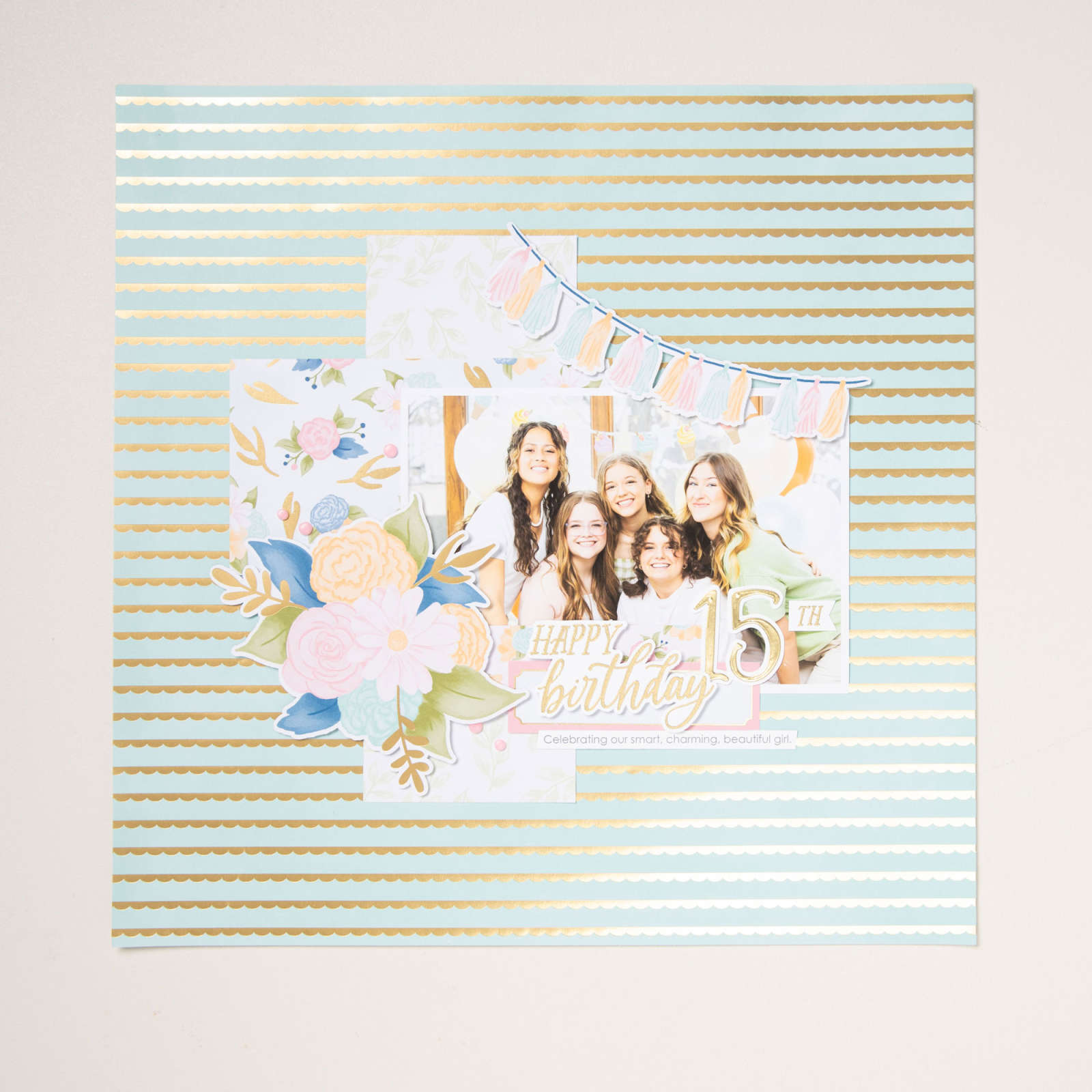 WILDFLOWER BIRTHDAY 12" X 12" (30.5 X 30.5 CM) SPECIALTY DESIGNER SERIES PAPER