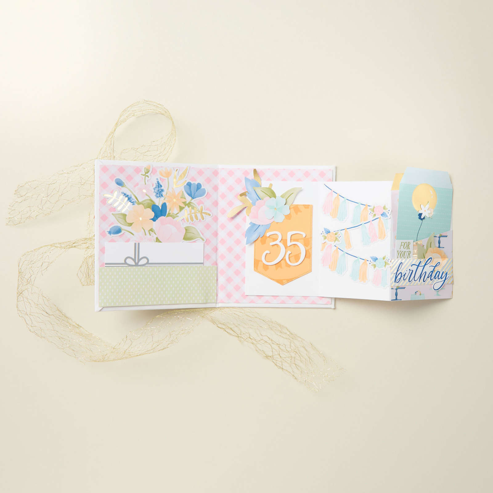 WILDFLOWER BIRTHDAY 12" X 12" (30.5 X 30.5 CM) SPECIALTY DESIGNER SERIES PAPER