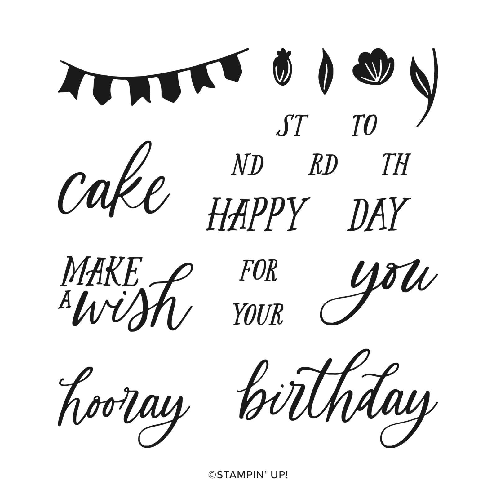 Birthday Celebration Stamp Set by Stampin' Up!
