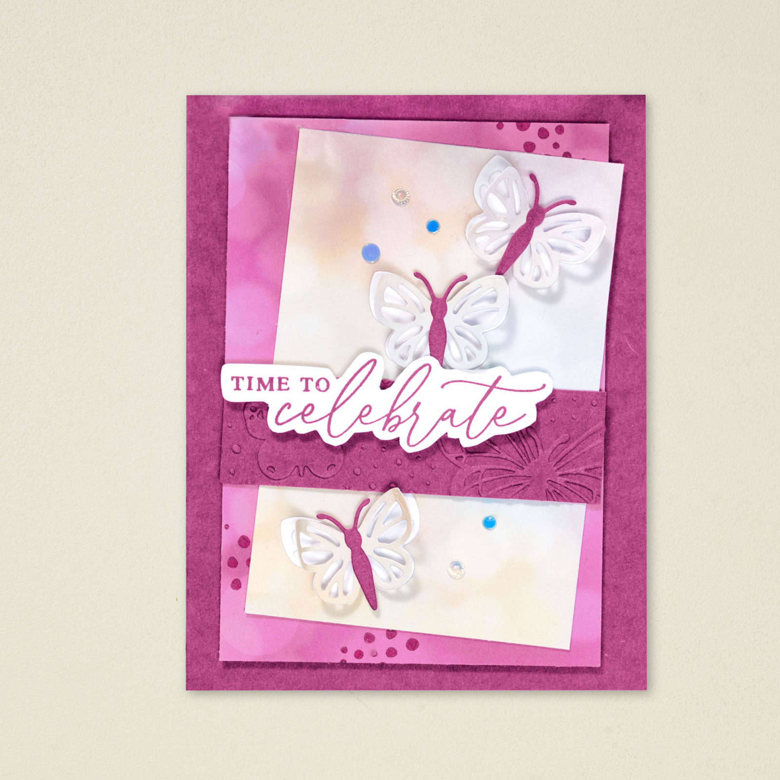 STEMPELSET KLARSICHT SCHMETTERLINGSGRÜSSE (DEUTSCH)